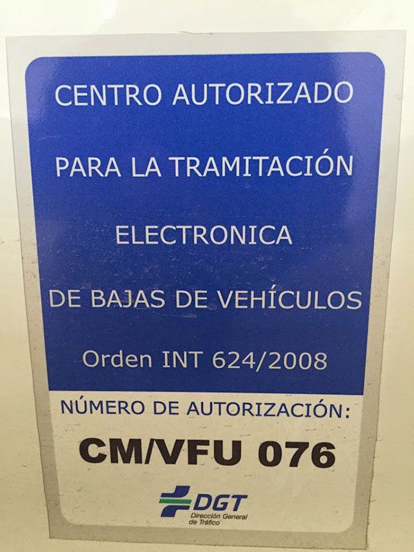 Dar de baja un coche en Alcobendas